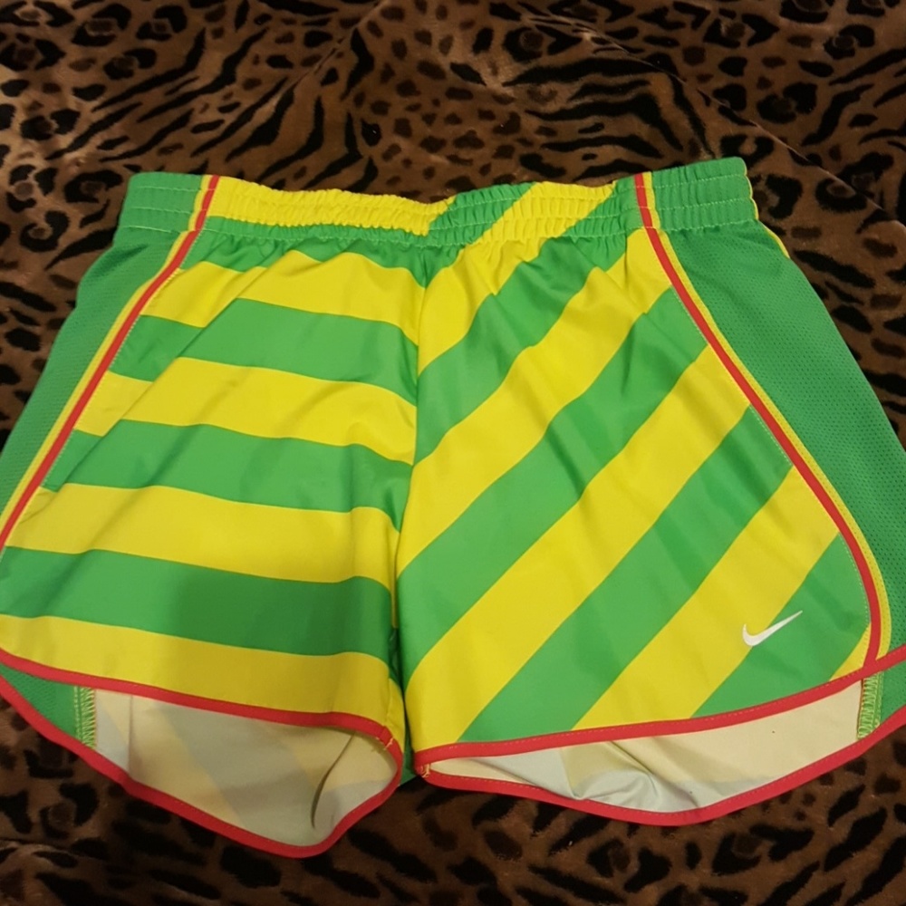 Nike drift green& yellow shorts small.*price drop*